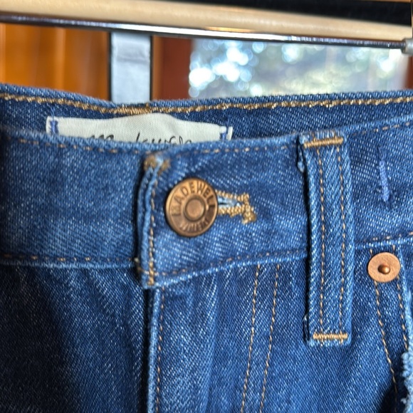 NWT Madewell Baggy Straight Jeans in Dark Worn Indigo Wash Size 27 - Picture 10 of 15